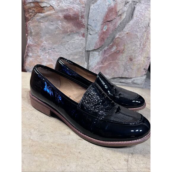 Sofft Adoria Black Comfort Patent Leather Loafers Women’s Size 10M - Picture 1 of 9